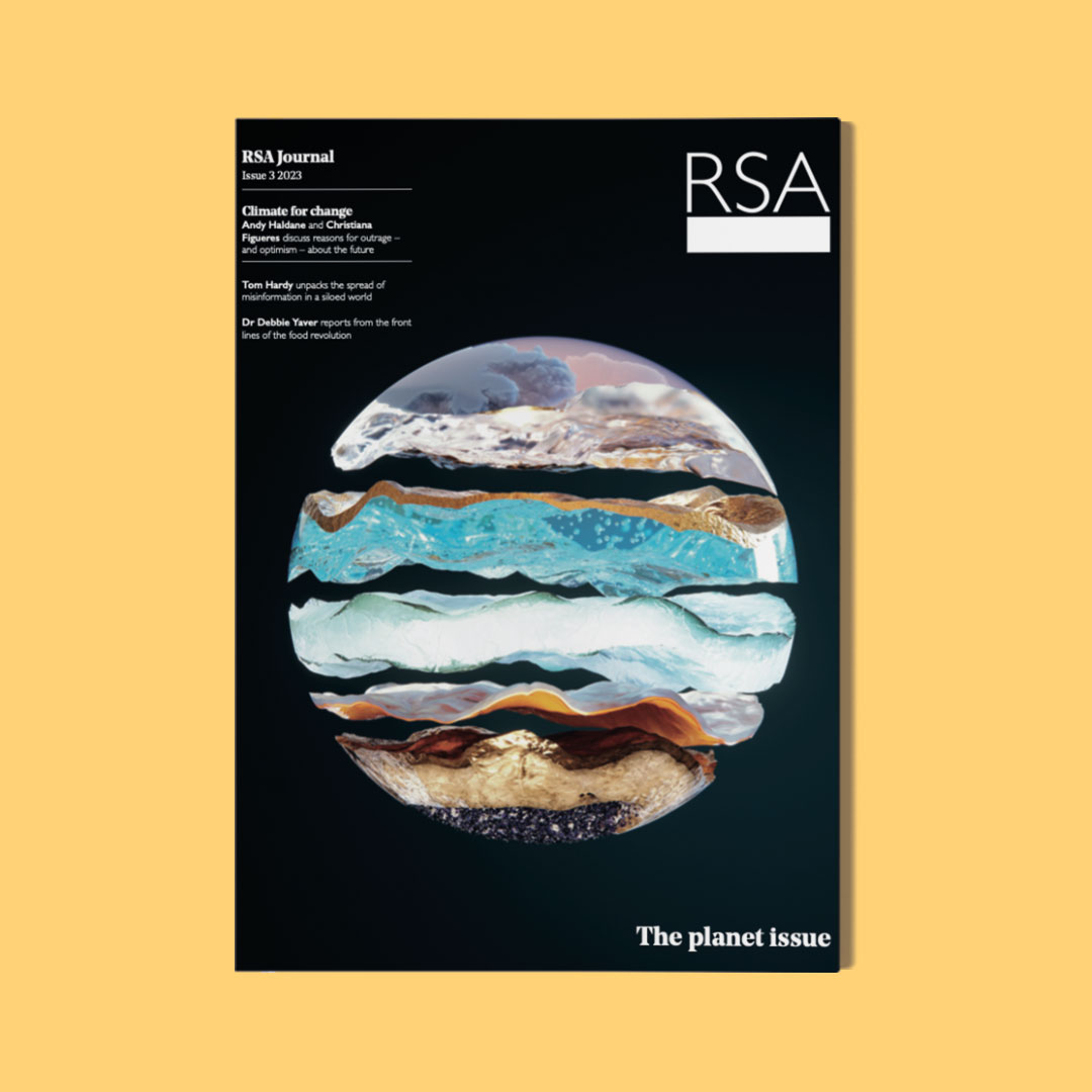 RSA Journal Issue 3 2023 cover, artwork by Peter Crowther